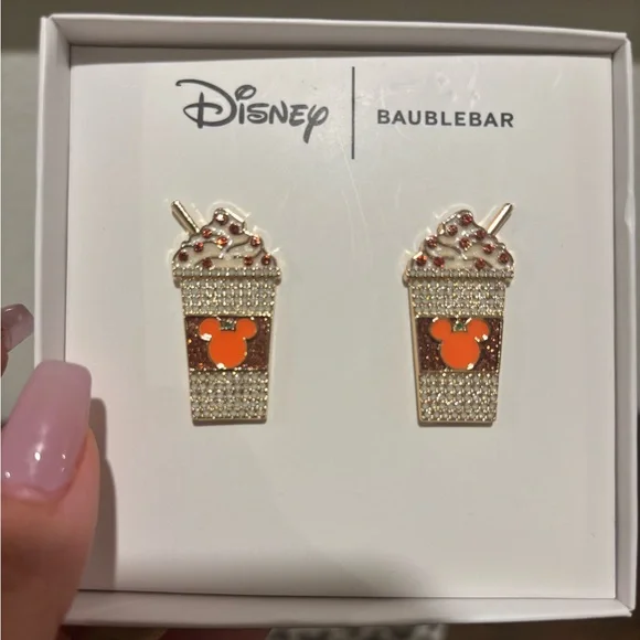Disney BaubleBar Coffee Cup Earrings - Picture 3 of 5